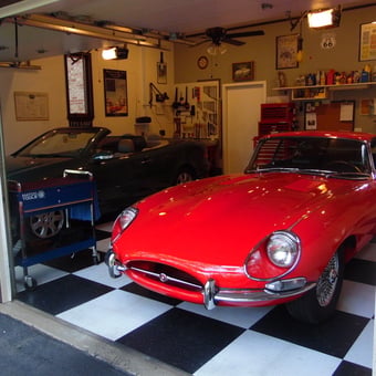 Classic Car Garage with Tool Storage and Decor - Crow from Russellville, AR