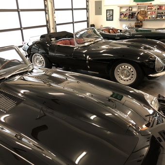 Classic Black Convertibles and Garage Storage - Law from Durham, NC