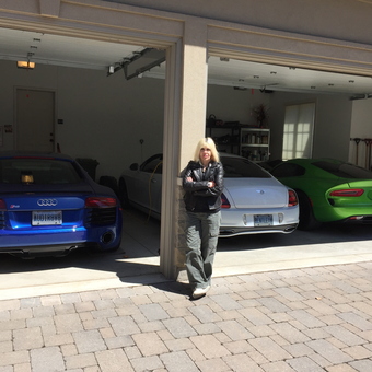 Luxury Sports Cars in Organized Three-Car Garage - Vipernut