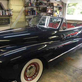 Classic Black Convertible in Organized Garage - Jackofalltrades70 from Clarks Summit, Pa