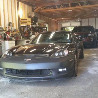 Organized Garage with Corvette and Tool Storage - Marty from Pollock Pines, California
