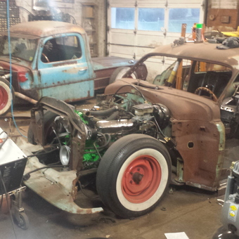 Classic Car Restoration Garage With Tools and Equipment - Walter Meade from Nanticoke, PA