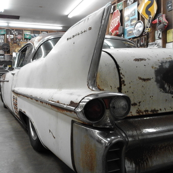 Classic Car and Vintage Signs in Garage - Rick from Monroe, NC