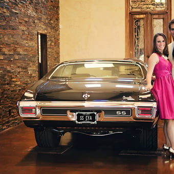 Classic Chevy Chevelle SS in Stylish Stone Garage - David from Dallas, TX
