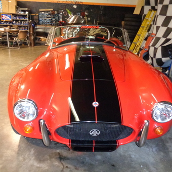 Red Cobra Classic Car in Organized Garage - Bobby Appleton from OLD HICKORY, TN