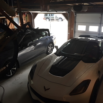 Two Car Garage with Sports Car and Bike Storage - Buck from Ahoskie, NC