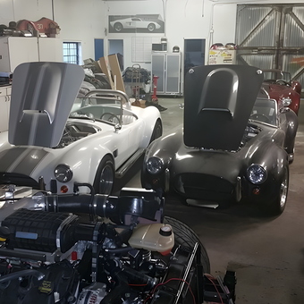 Classic Cobras and Engine Build in Spacious Garage - Bill Emerson from Redding, CA