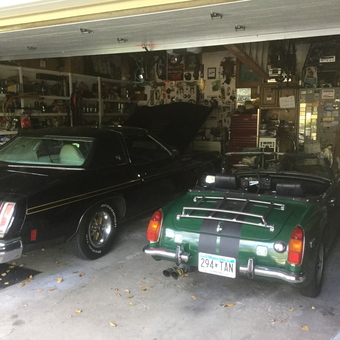 Classic Cars and Organized Shelving in Garage - Randy from Sartell, MN