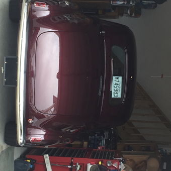 Classic Car and Red Tool Chest in Organized Garage - Mike from Manahawkin, N.J.