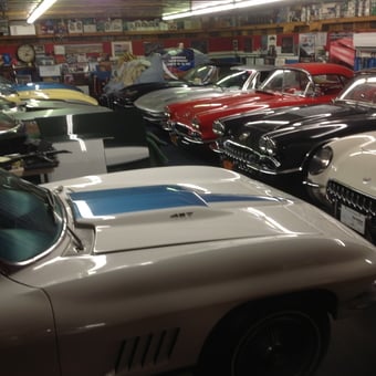 Classic Corvette Collection and Garage Decor - Phil's from Smithtown, New York