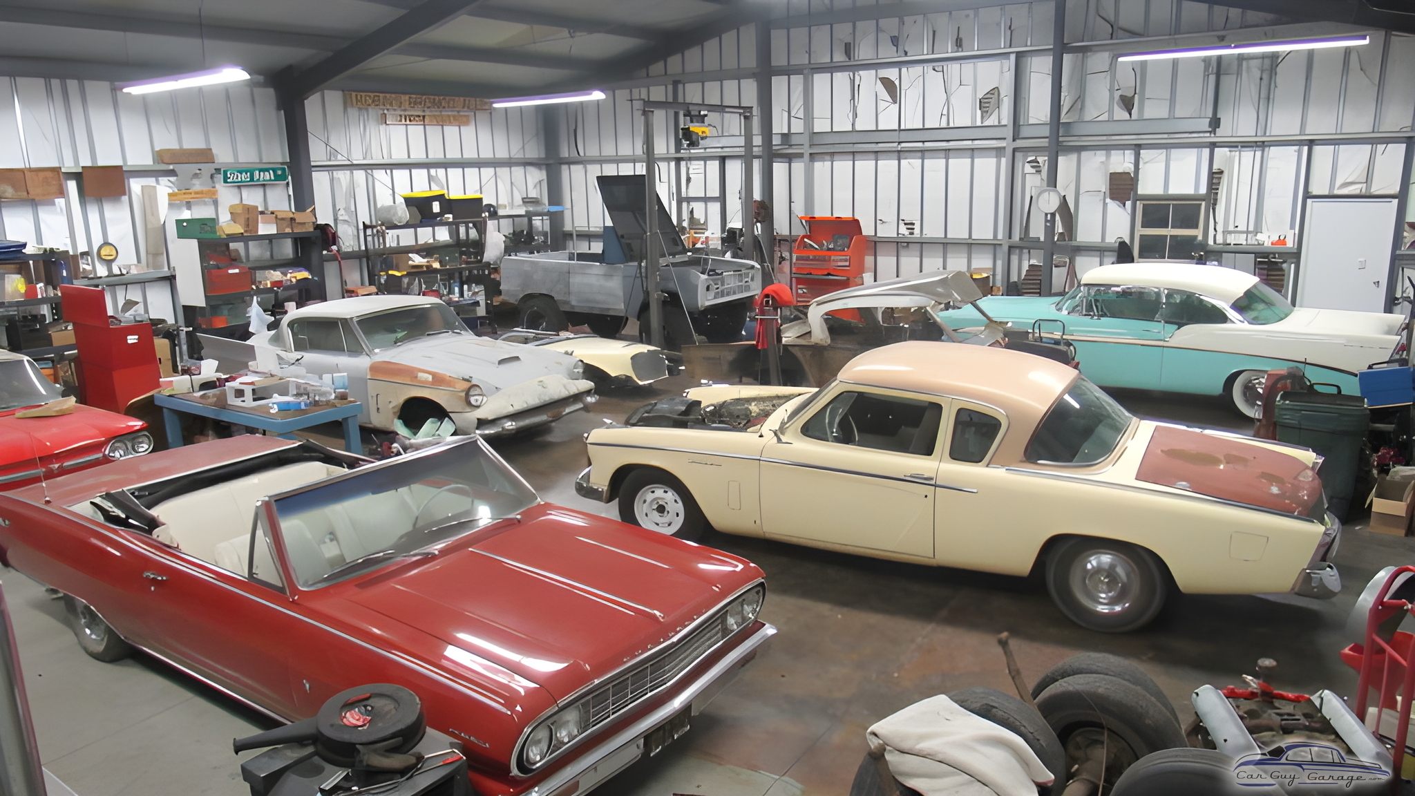 Classic Cars and Garage Tools in Spacious Workshop - Danny from Santa Maria, CA
