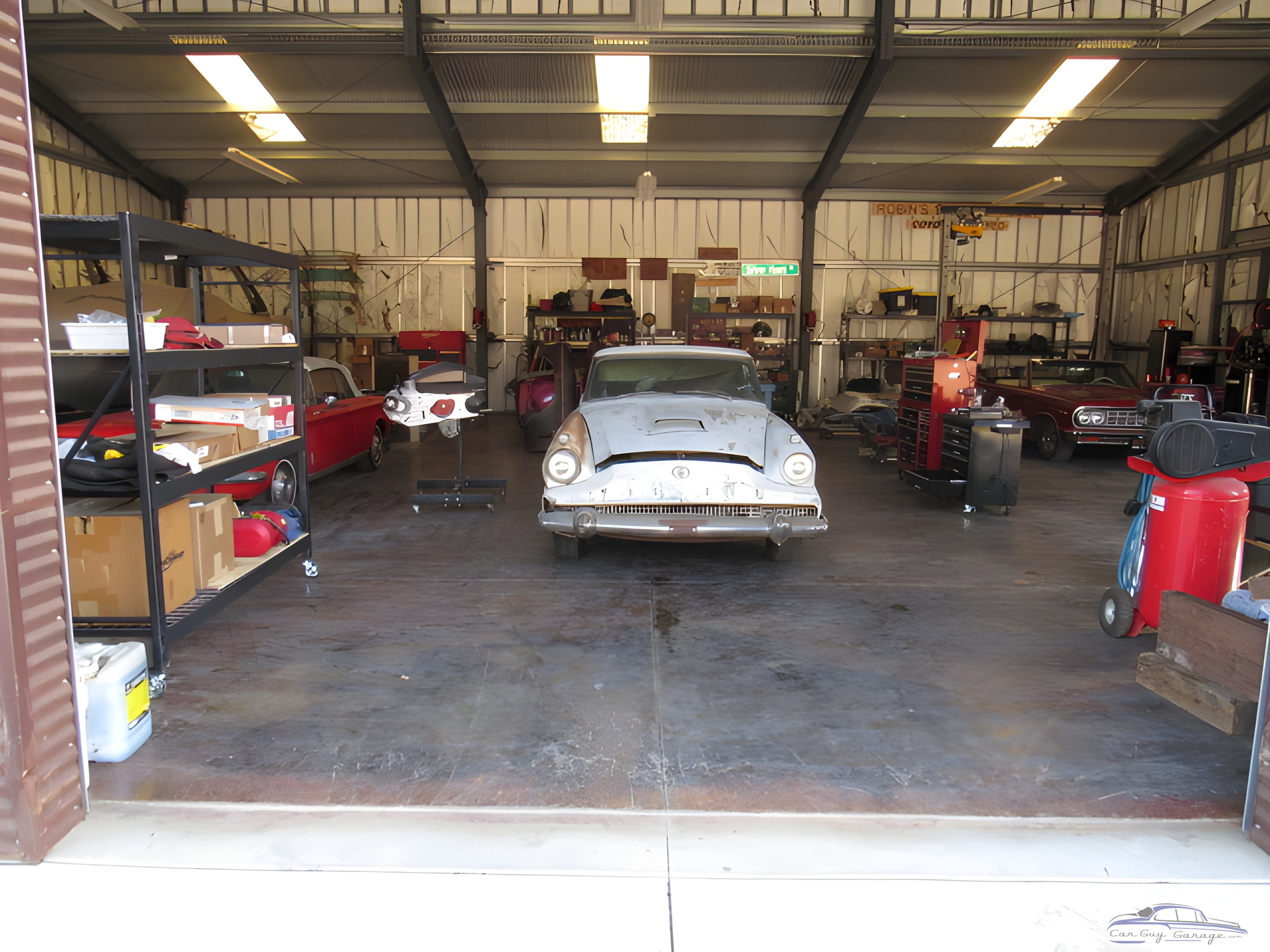 Classic Car Restoration Garage with Tools and Shelving - Danny from Santa Maria, CA