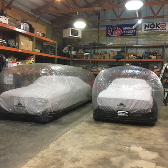 Classic Cars Protected in CarCapsule Storage - RC51Kent from Huntertown, Indiana
