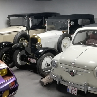 Classic and Vintage Cars Displayed in Modern Garage - Martin Notermans from Dilsen, belgium