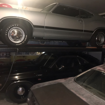 Classic Cars on 4 Post Lift and Vintage Gas Pump - Maxy from Brantford, Ontario