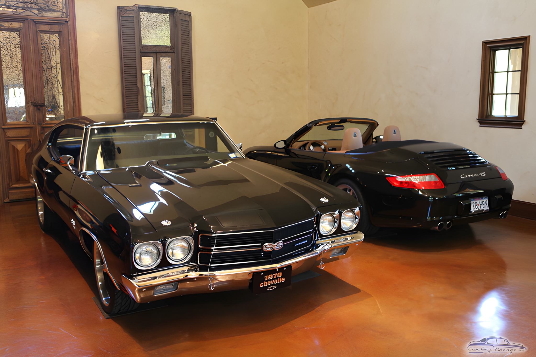 Classic and Modern Black Cars in Clean Garage - David from Dallas, TX