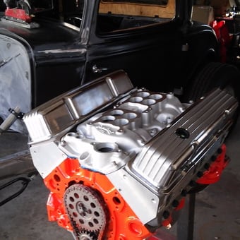 Classic Car Restoration With Engine Block and Parts - Tommy from LYMAN, SC
