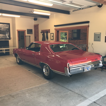 Classic Car Garage with Wall Art and Storage - Tom Parsons from Santa Ana, California
