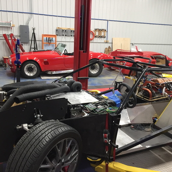 Custom Car Builds and Lift in Spacious Garage - James from Newcastle, Wyoming