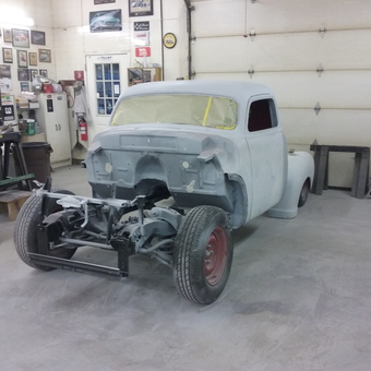 Classic Truck Restoration in Organized Garage - JT from Saxonburg, PA