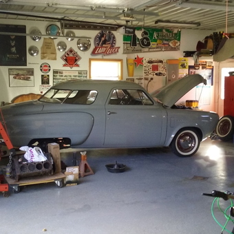 Classic Car Restoration Garage with Signs and Tools - WLEC Craig from Wayne, OH
