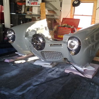Classic Car Front Ends and Toolbox in Organized Garage - WLEC Craig from Wayne, OH