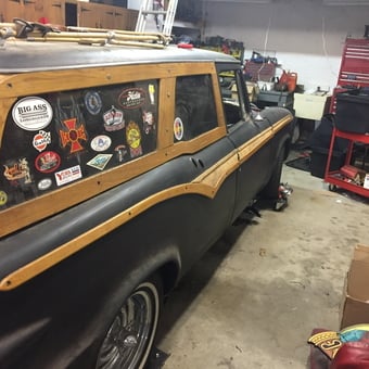 Classic Studebaker Wagon with Wood Trim in Garage - 60 Stude from Lancaster, Pa