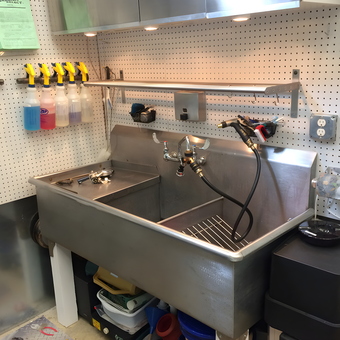 Stainless Steel Utility Sink and Spray Bottles - Craig H from Charlotte, NC