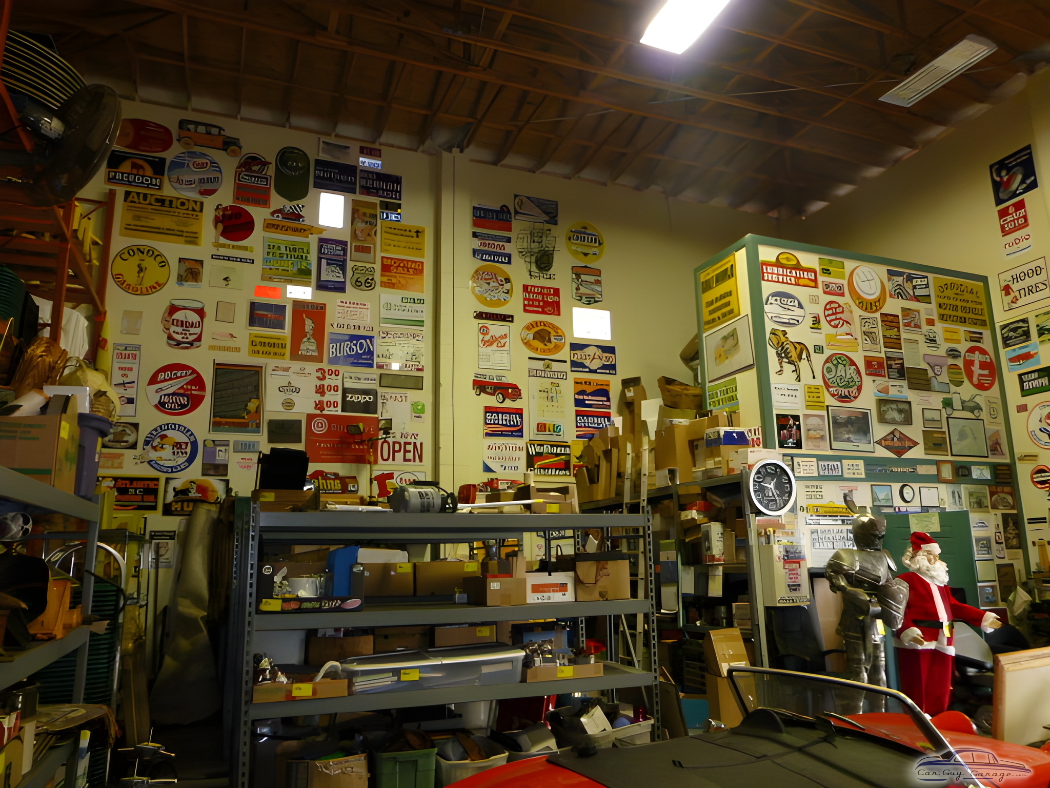 Garage Filled with Vintage Signs and Shelving - Cliff from Titusville, FL