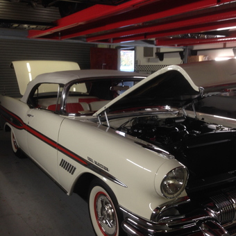Classic Car in Organized Garage with Lift - Joe T from Richmond, NY