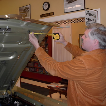 Garage with Classic Car and Tools Displayed - Bradley from Nashville, TN
