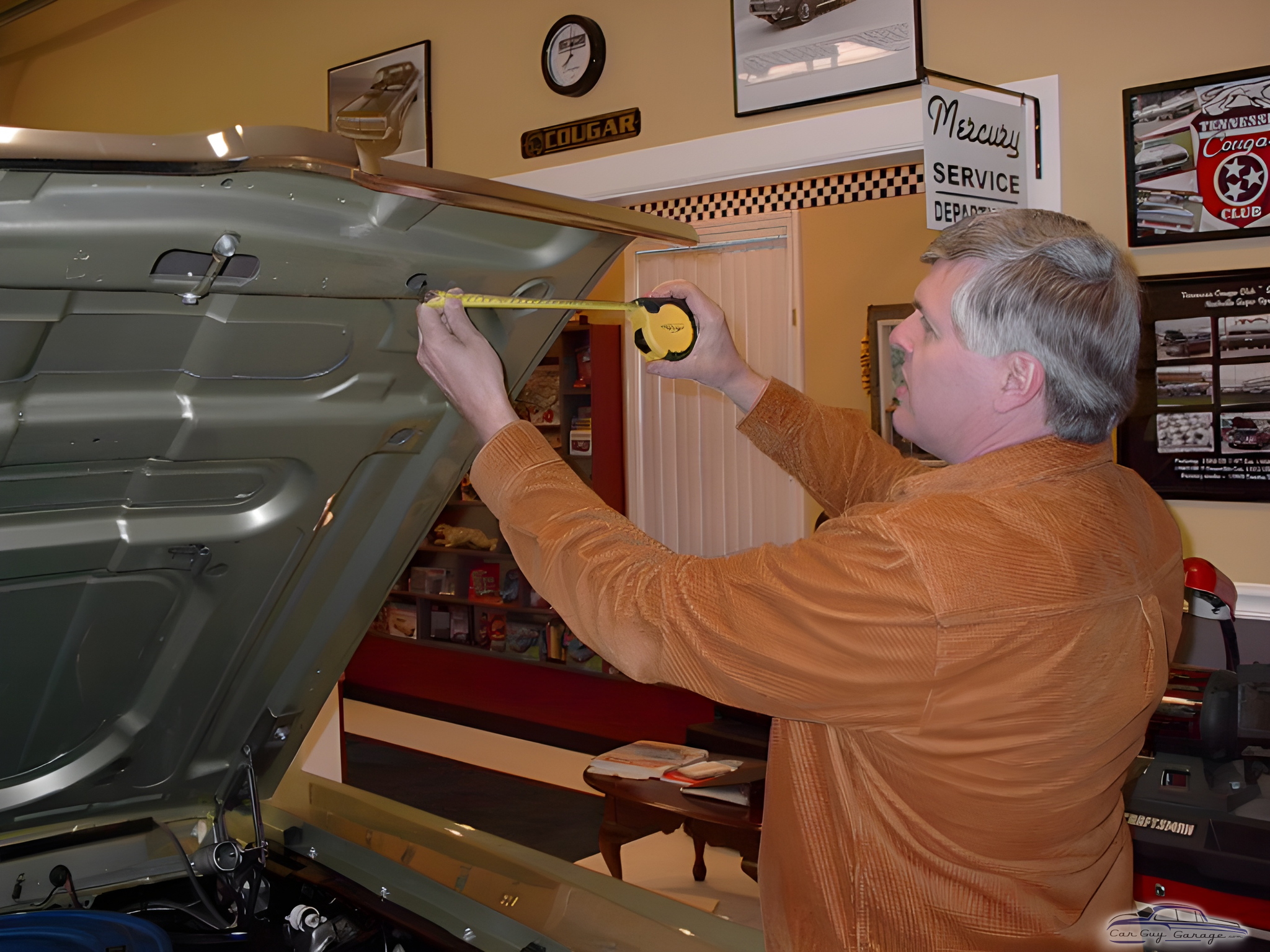 Garage with Classic Car and Tools Displayed - Bradley from Nashville, TN