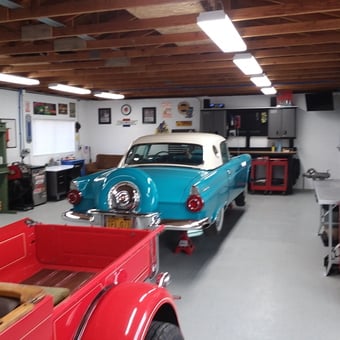 Classic Car Garage with Tool Cabinets and Workbenches - Gary from Susanville, CA