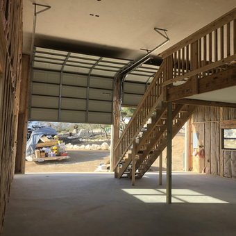 Spacious Garage with Loft and Insulation - Joe from KERRVILE TX