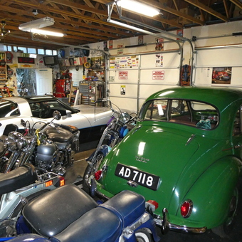 Classic Cars, Motorcycles, and Garage Decor - Charley from Oregon