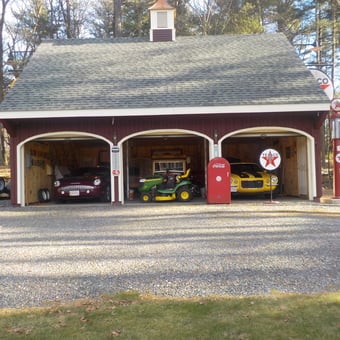 Classic Garage with Vintage Pumps and Signs - Jim from Sterling, MA