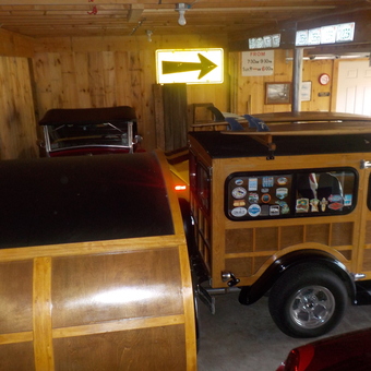 Classic woodies, vintage cars, and garage signs - Jim from Sterling, MA