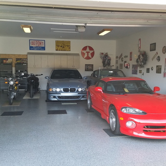 Classic Cars, Motorcycles, and Garage Decor Display - Rick from Temple, PA
