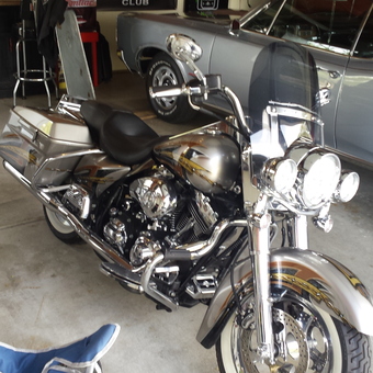 Classic Motorcycle and Car with Wall Cabinets - Bob from Hales Corners, WI