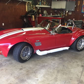 Classic Red Cobra in Organized Garage - Eddie from Jeffersonville, PA