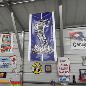 Classic Car Signs and Cobra Banner Display - Mike & Beth from Cocoa, FL