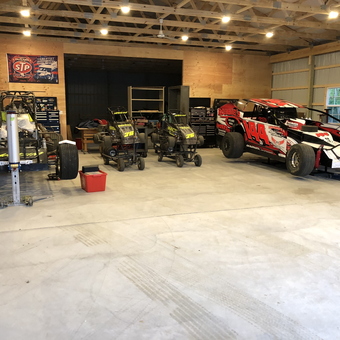 Racing Cars and Tool Storage in Spacious Garage - Robert from Tuckerton, NJ