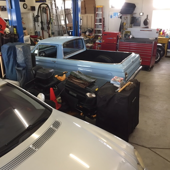 Organized Garage with Car Lift and Tool Storage - Mikey from COARSEGOLD, CA