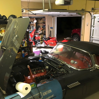 Classic Car Restoration Garage with Tools and Shelving - Cam from Pace, FL