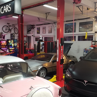 Garage with Car Lift, Pinball Machines, and Classic Cars - Tony from Coopersburg, PA