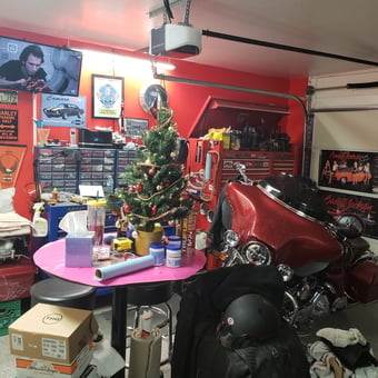 Motorcycle Garage with Tool Chest and Decor - Rick from San Tan Valley, AZ