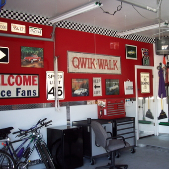 Garage Decor with Signs, Toolboxes, and Storage - Captain from CAVE CREEK, AZ