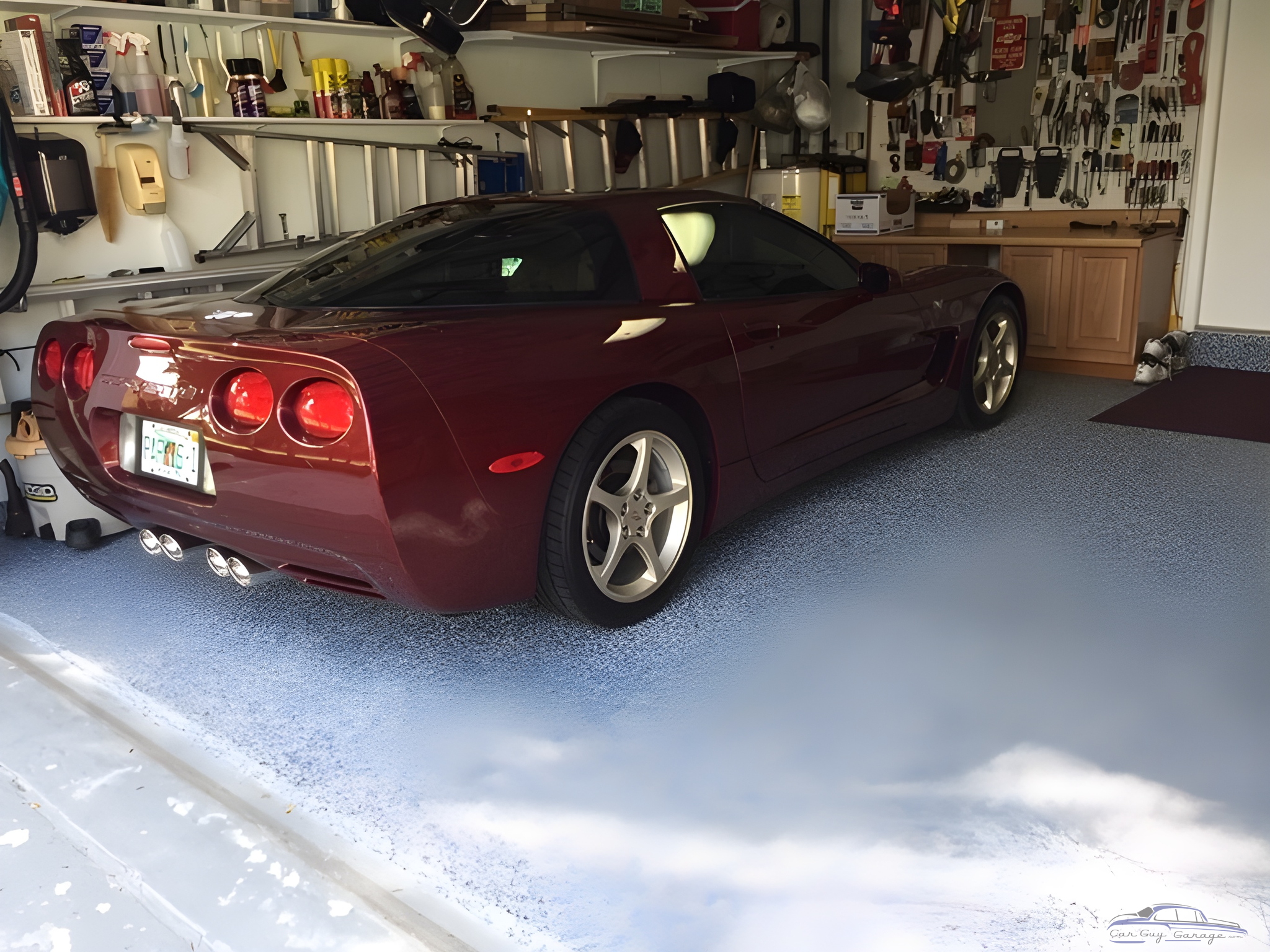 Organized Garage with Corvette and Tool Storage - Rodolfo from Coral Springs, FL