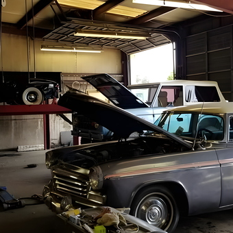 Classic Cars in Spacious Garage with Auto Lift - Michelle from Knoxville, TN