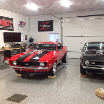 Classic Chevy Muscle Cars and Garage Workbench Setup - Trevor from Red Deer county, Alberta